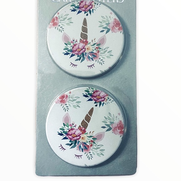 SANDSTONE UNICORN CAR COASTERS 2 pc set - Picture 11 of 11